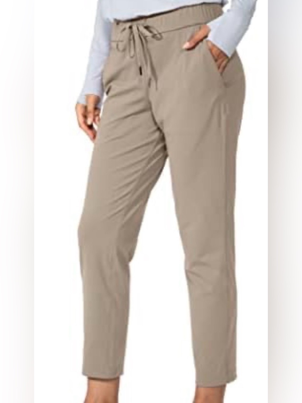 Gradual Sports Women's Drawstring Jogger Pants - Khaki